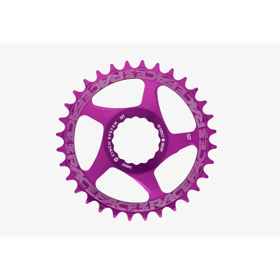 Race Face Zębatka rowerowa Race Face Single Direct Mount N/W, 34T fioletowy