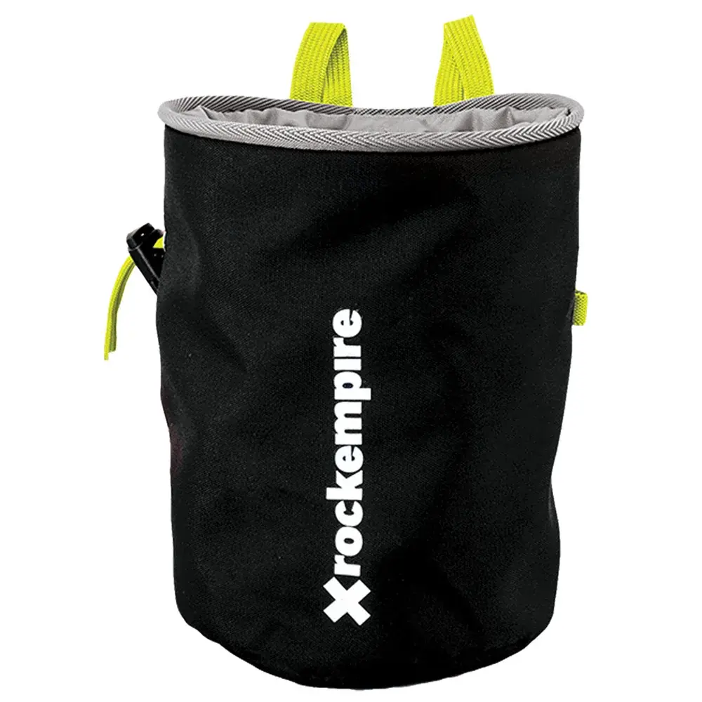 Rock Empire Woreczek na magnezję Rock Empire Chalk Bag Basic Black/lime