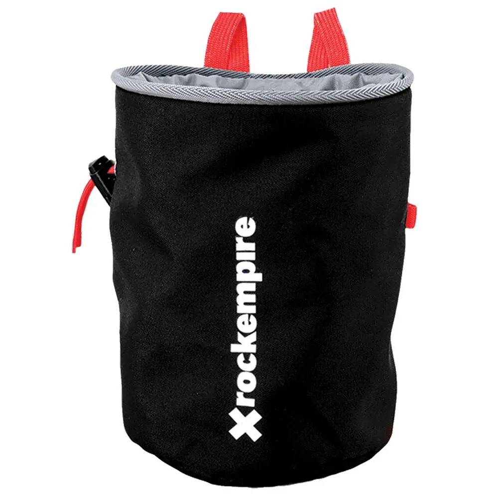 Rock Empire Woreczek na magnezję Rock Empire Chalk Bag Basic Black/red