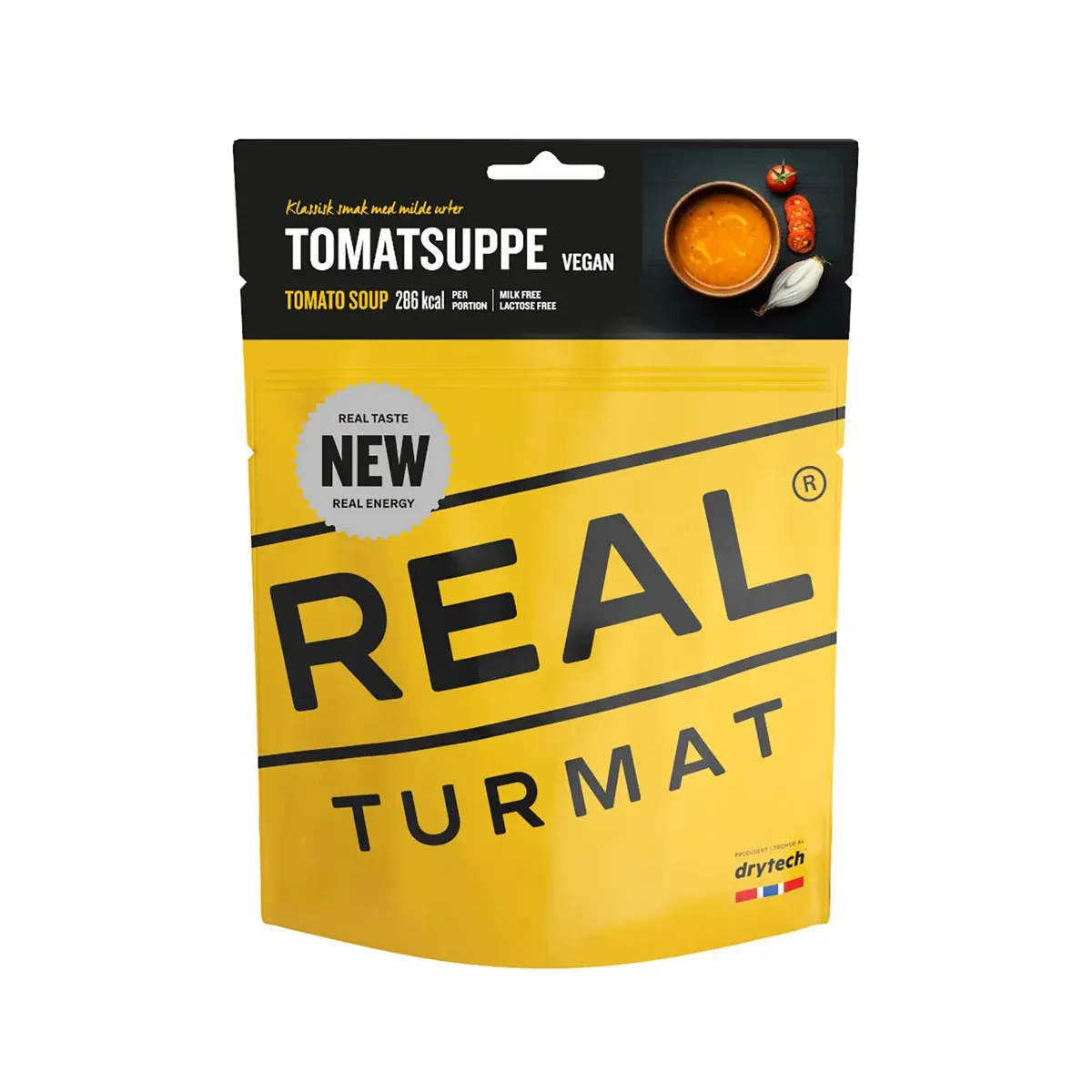 REAL Turmat Zupa pomidorowa (vegan) REAL Turmat 370 g