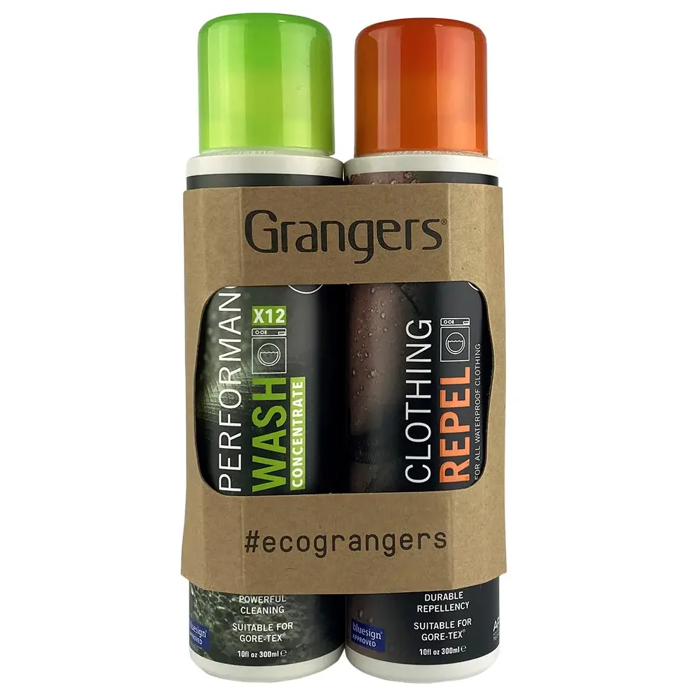 Grangers Zestaw środków czyszczących Grangers Performance Wash + Clothing Repel 300 ml x 2