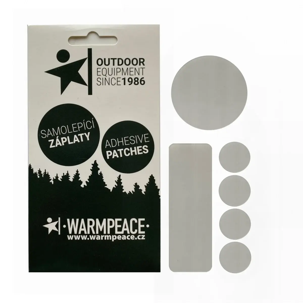 Warmpeace Łatki samoprzylepne Warmpeace mix 6 szt.