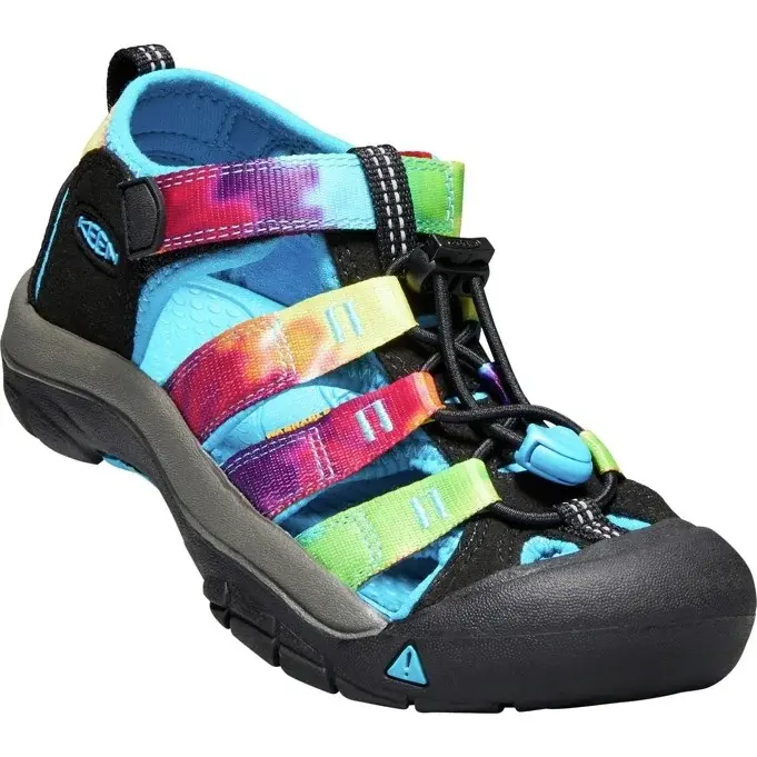 KEEN Sandały KEEN Newport H2 Youth rainbow tie dye