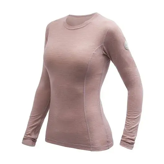 Sensor Koszulka z długim rękawem damska Sensor Merino Air dusty pink