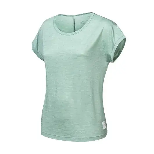 Sensor Koszulka z krótkim rękawem damska Sensor Merino Air traveller basil green