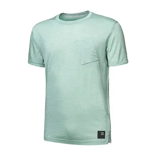 Sensor Koszulka z krótkim rękawem męska Sensor Merino Air traveller basil green