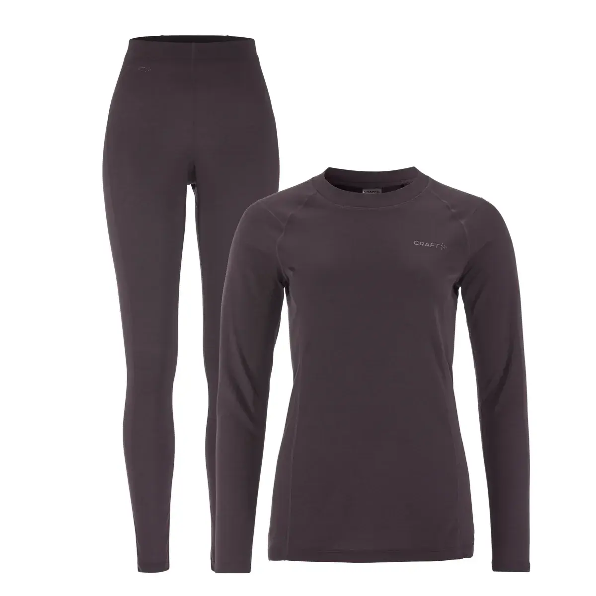 Komplet bielizny termoaktywnej Craft CORE Warm Baselayer fioletowy
