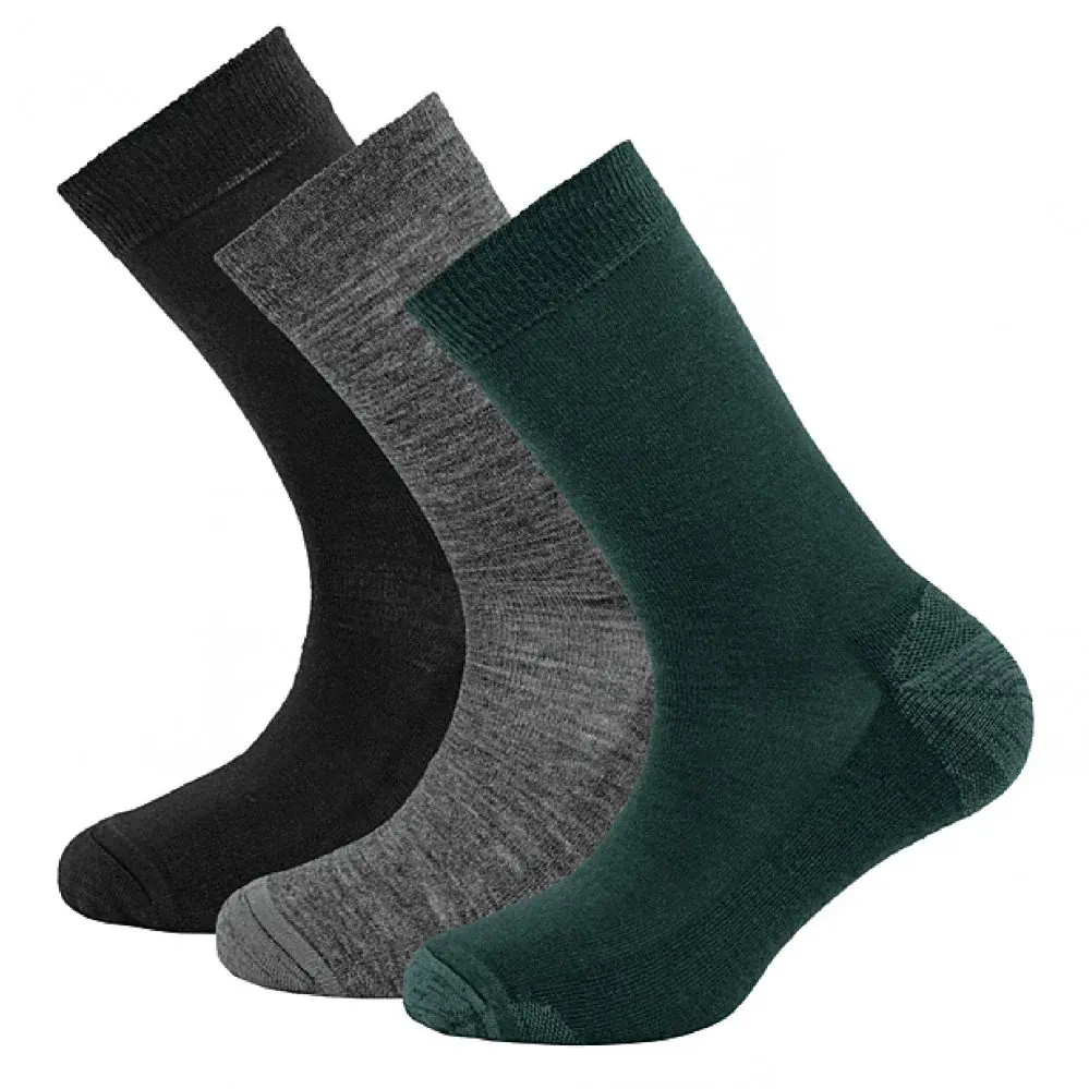 Devold Zestaw skarpet wełnianych Devold Daily merino Medium Sock 3Pack woods