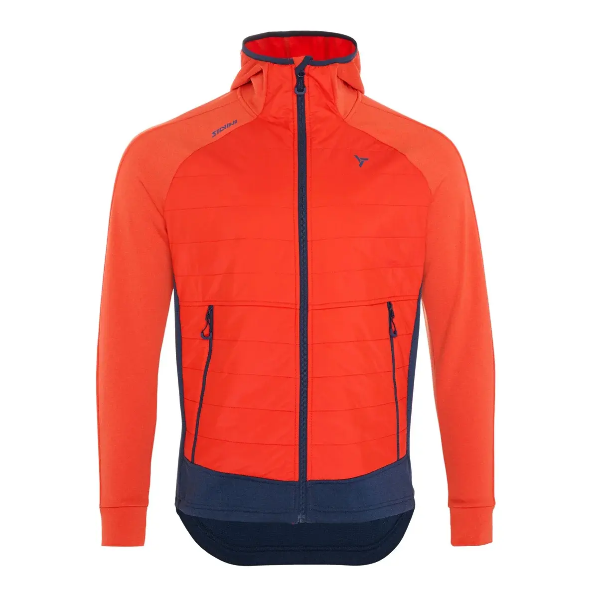 Silvini Bluza z kapturem męska Silvini MJ1310 Dirilo ruby-navy