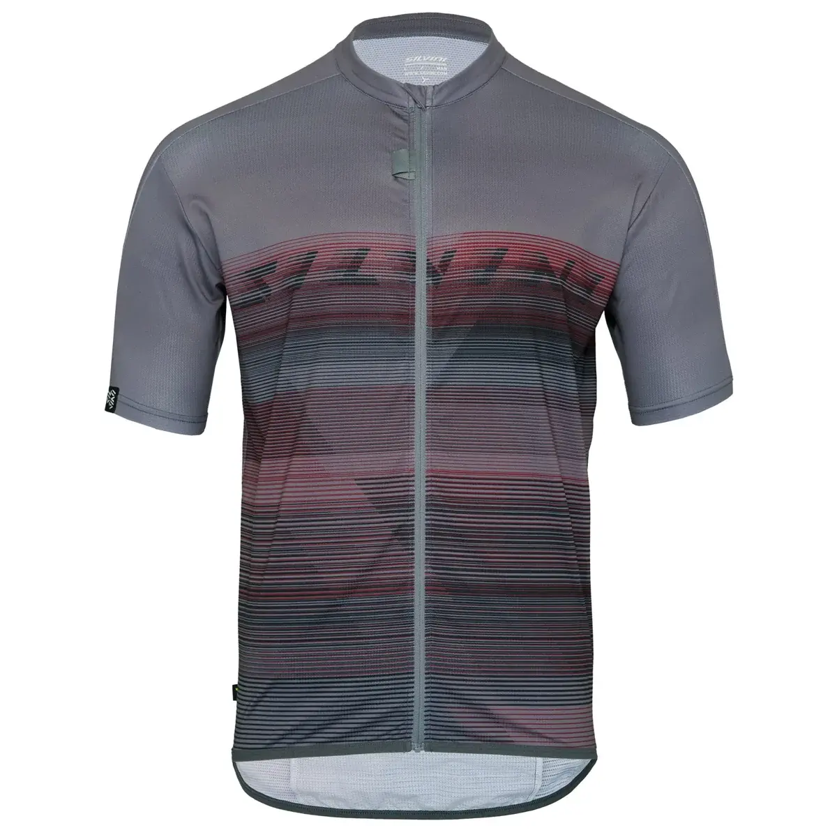 Silvini Koszulka sportowa męska Silvini MD1645 Turano grey-merlot