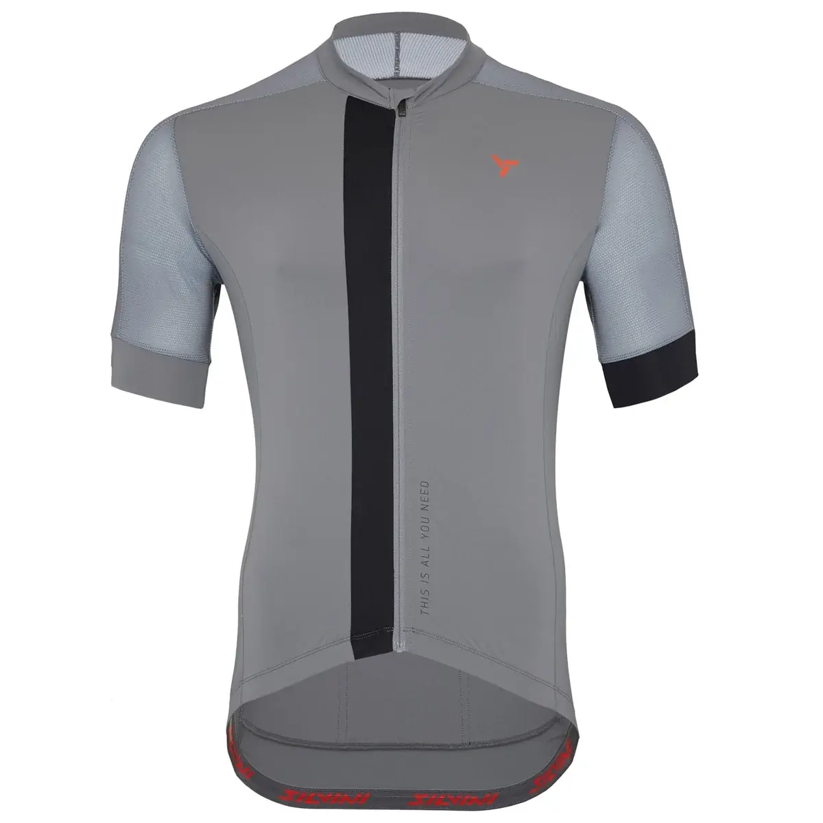Silvini Koszulka sportowa męska Silvini MD2226 Carnio grey-black
