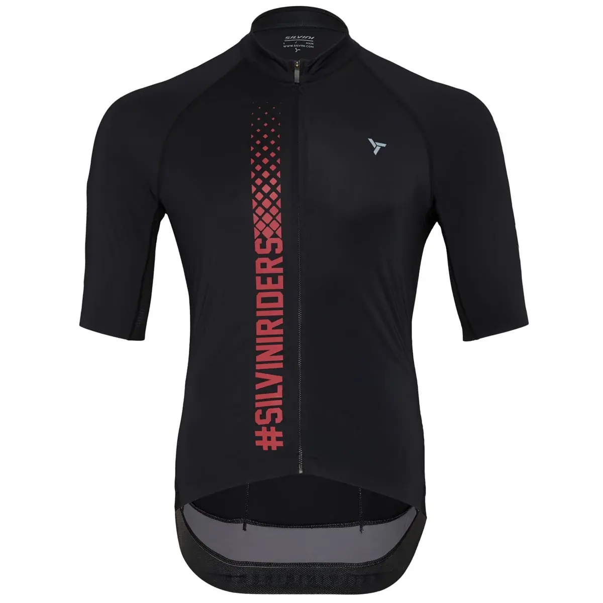 Silvini Koszulka sportowa męska Silvini MD2424 Mazzano black-grey
