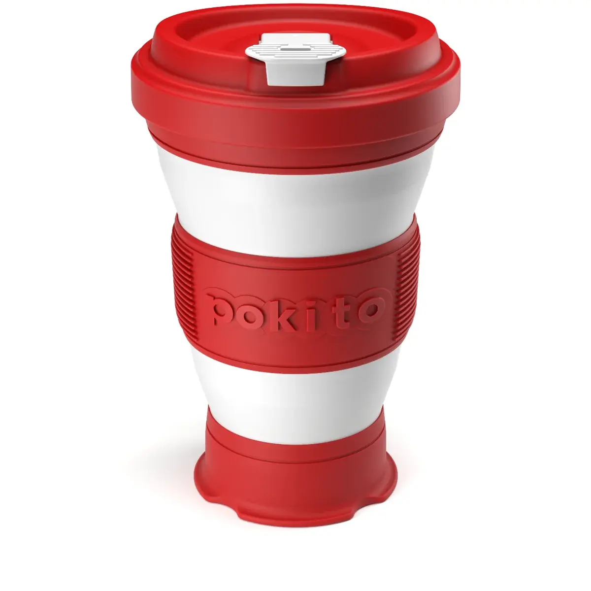 Pokito Kubek składany Pokito 3v1 475ml wiśniowy