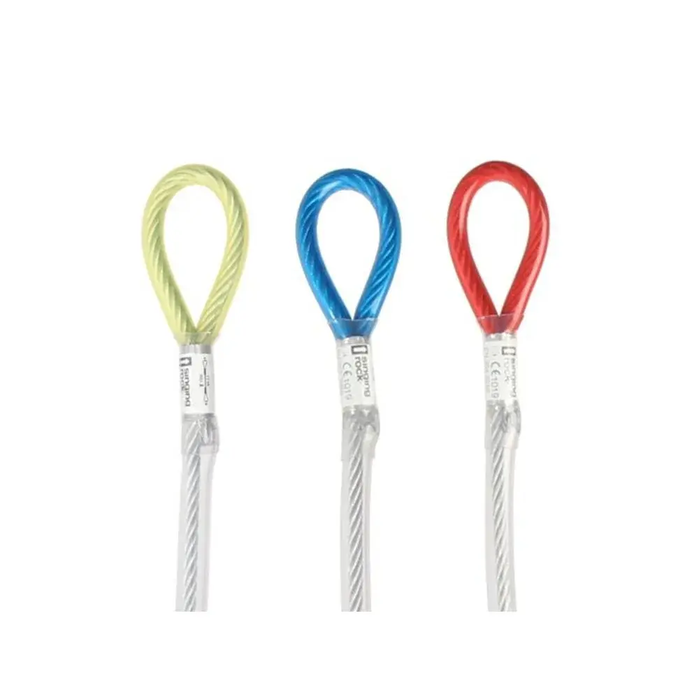 Pętla Singing Rock Steel Lanyard "I" 100 cm żółty