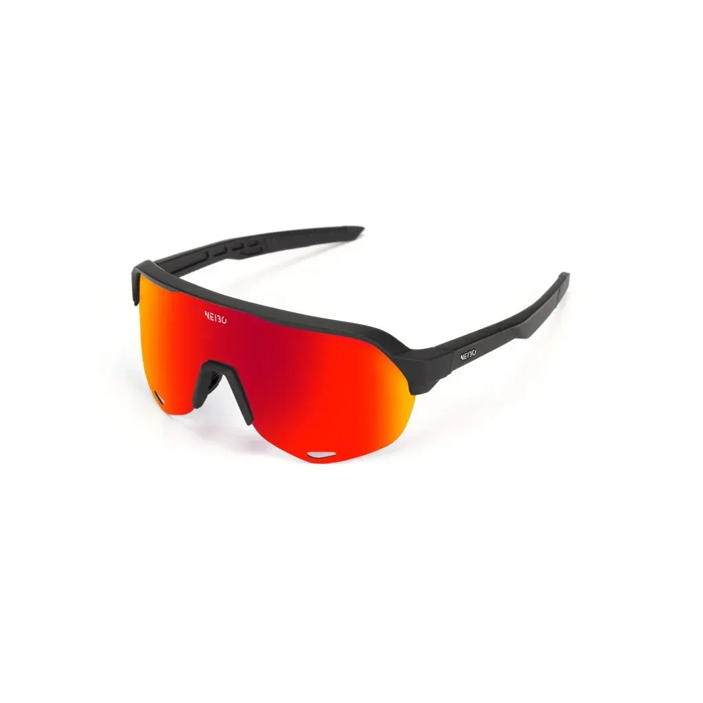 NEIBO Okulary sportowe NEIBO Cliff Black/fire orange