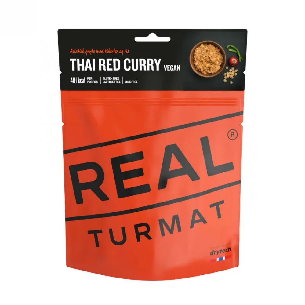 REAL Turmat Tajskie czerwone curry (vegan) REAL Turmat 460 g