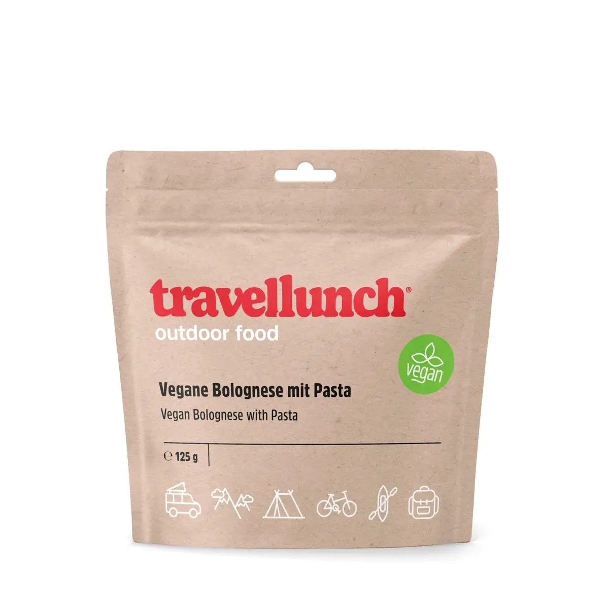 Travellunch Danie liofilizowane Travellunch Vegan spaghetti bolognese 2 porcje