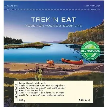 Trek´n Eat Danie liofilizowane Trek´n Eat Szwajcarski musli z mlekiem (150 g, 576 kcal)
