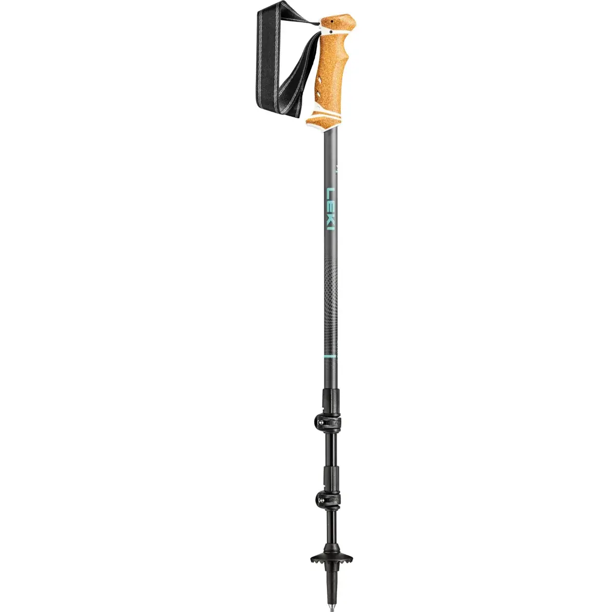 Leki Kijki trekkingowe Leki Lhasa mint-dark anthracite-white 90-125cm