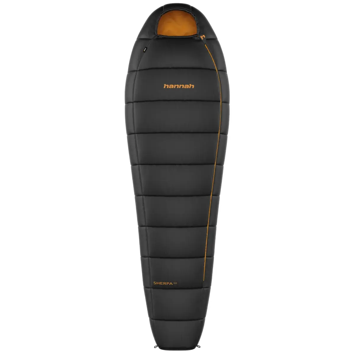 Hannah Śpiwór trzysezonowy Hannah Sherpa 300 jet black/inca gold