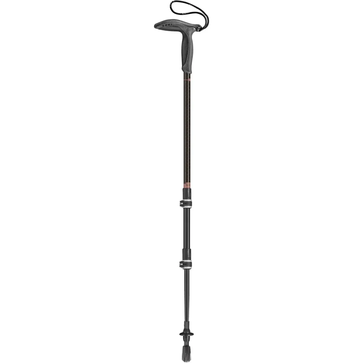 Leki Kijek trekkingowy Leki Makalu gunmetal-dark anthracite-copper 90-120 cm
