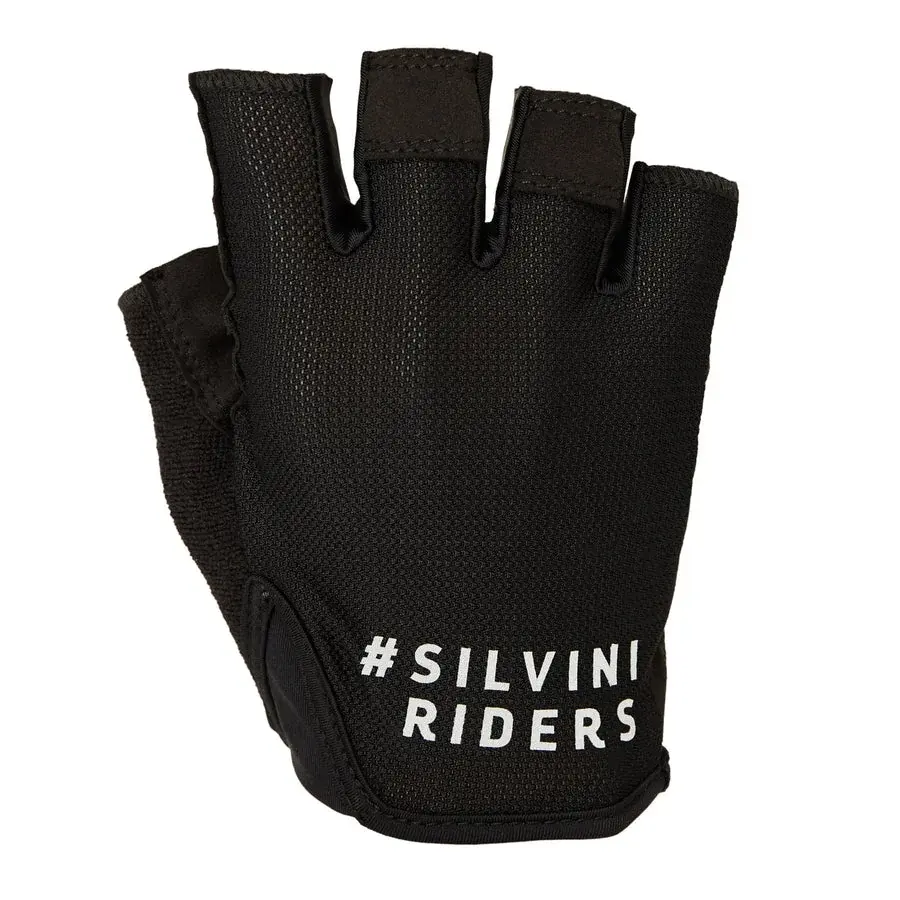 Silvini Rękawiczki rowerowe unisex Silvini Varena black-cloud