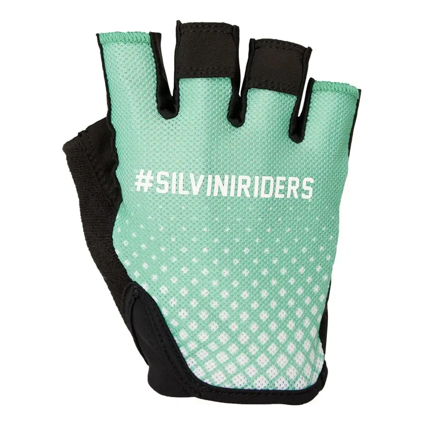 Silvini Rękawiczki rowerowe unisex Silvini Varena ocean-cloud