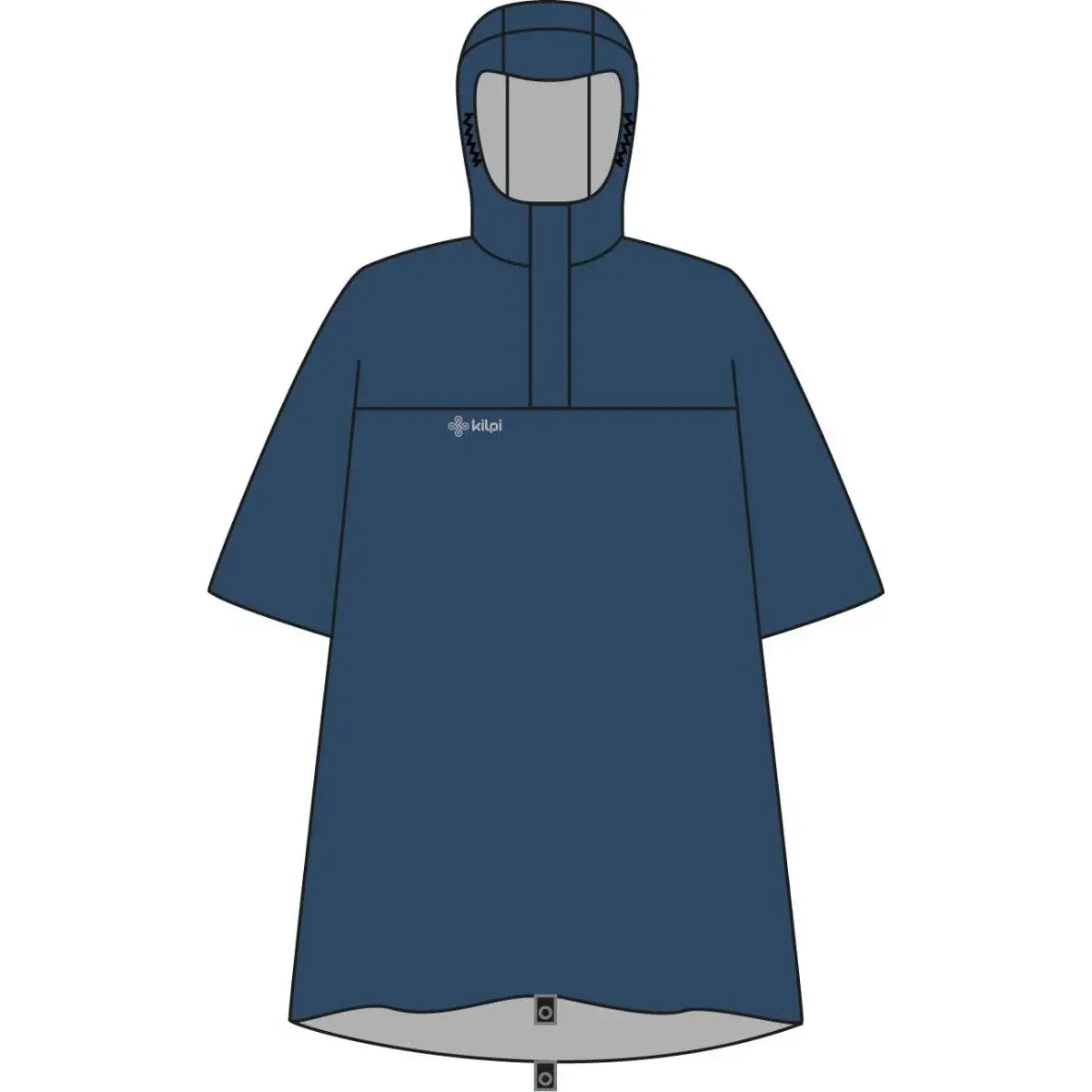 Kilpi Peleryna przeciwdeszczowa unisex Kilpi RAIT-U ciemnoniebieski