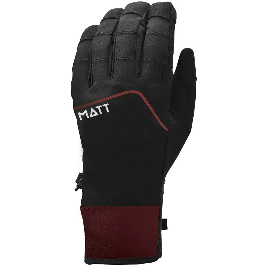 MATT Rękawiczki unisex MATT Rabassa Skimo Gloves black/red