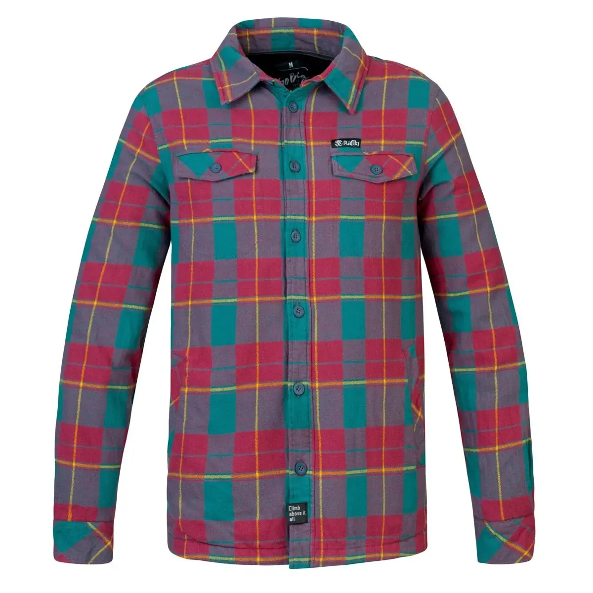 Koszula flanelowa unisex Rafiki Karun Jalapeno plaid