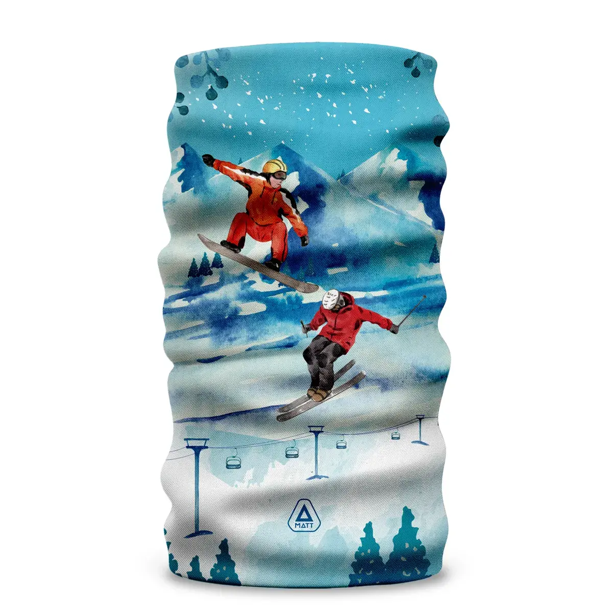 MATT Chusta wielofunkcyjna MATT Scarf Coolmax Eco Skiers