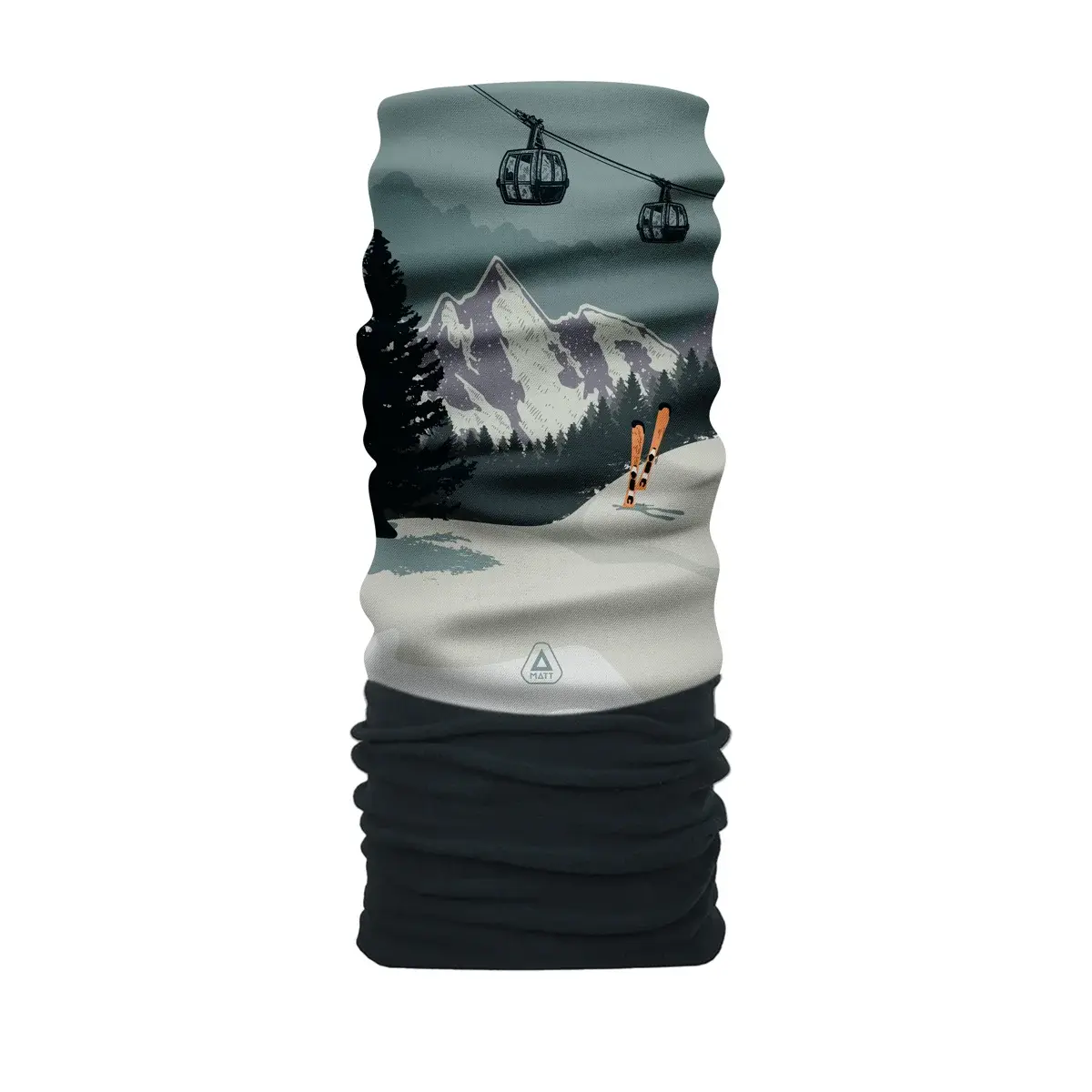 MATT Chusta wielofunkcyjna MATT Scarf Coolmax Pol. Skis