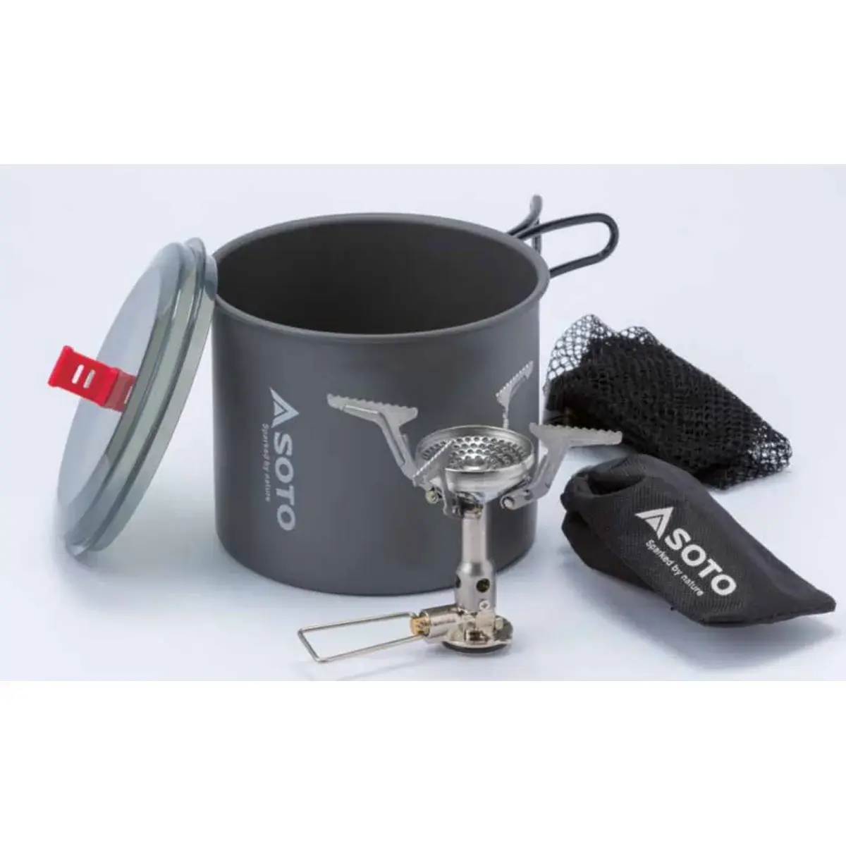 SOTO Kuchenka turystyczna SOTO Amicus w/o igniter + New River Pot Combo