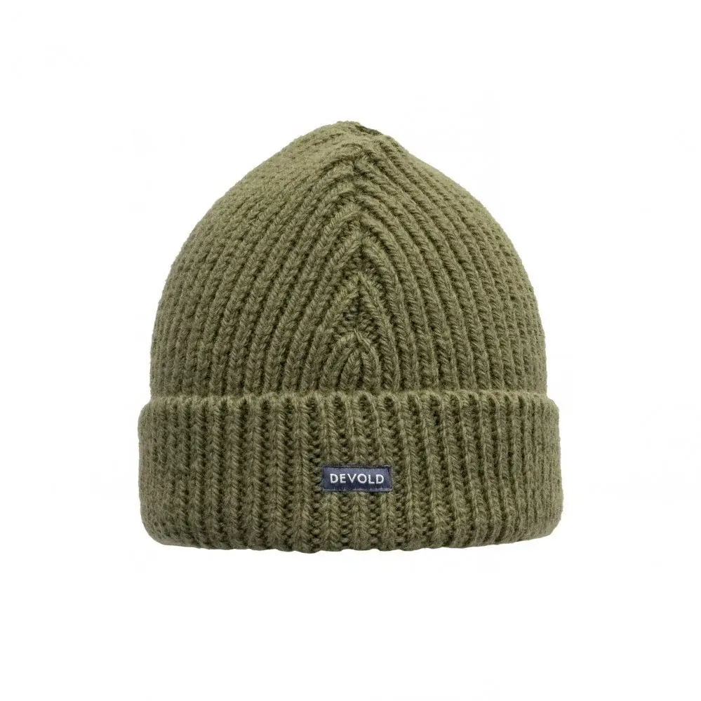 Devold Czapka wełniana Devold Nansen Wool Beanie olive