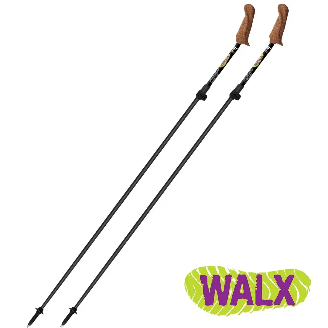 FIZAN Kije do nordic walking Fizan Walx Pro czarny 117-130cm