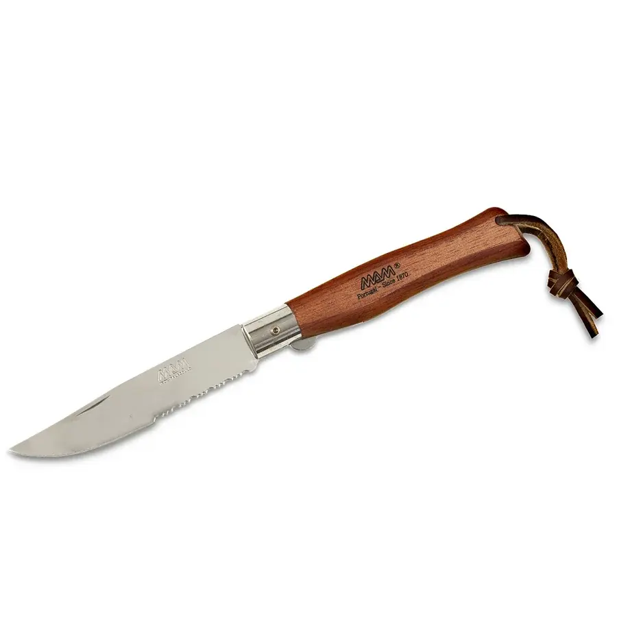 MAM Nóż składany z blokadą i pętlą MAM Douro Plus 2066 10,5 cm bubinga