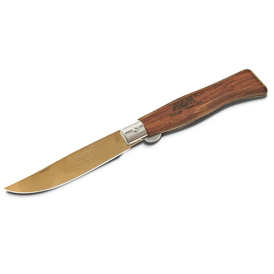 MAM Nóż składany z blokadą MAM Douro 2084 Bronze Titanium 8,3 cm bubinga