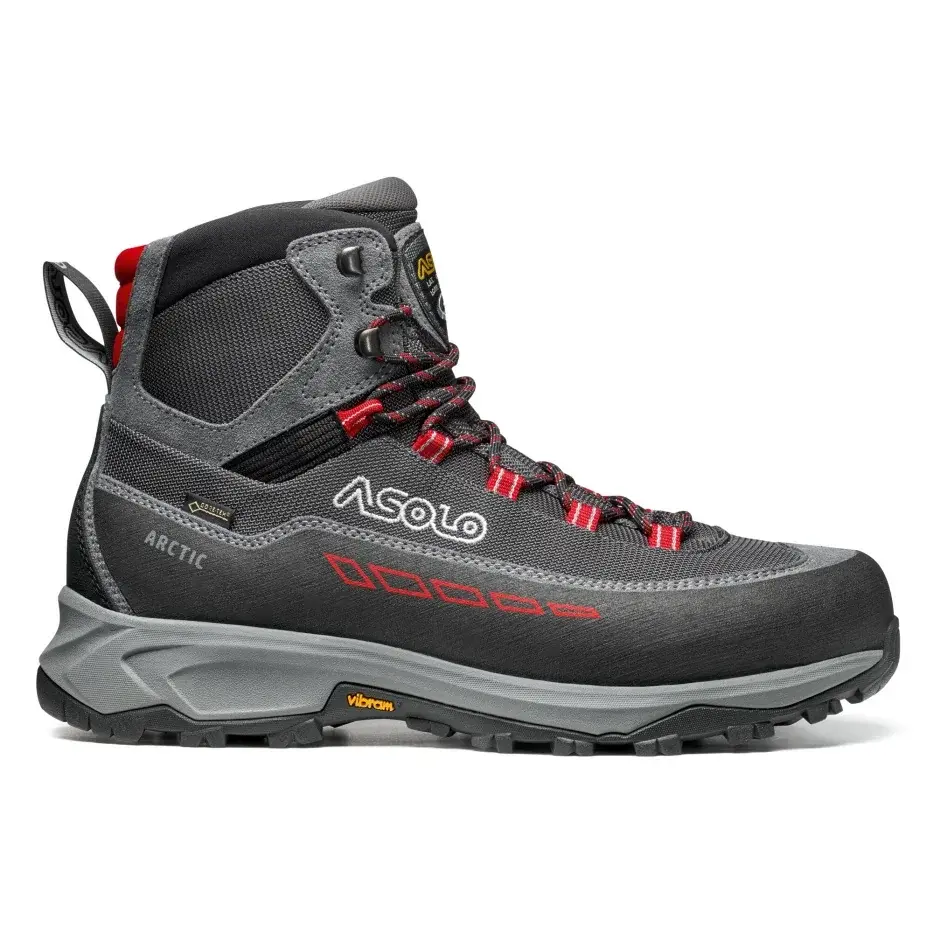 Buty górskie zimowe Asolo Arctic GV grey/gunmetal/red/a176